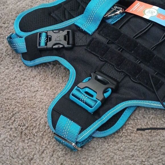 No Pull Dog Harness  Heavy Duty Dog Harness with Handle and Poop Bag Hol… - Picture 5 of 9